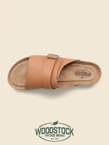 Woodstock Men's Austin Genuine Leather Comfort Sandal