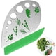 thumbnail image 2 of Pelador de hierbas brillar acero inoxidable 9 agujeros herramienta de cocina verde, 2 of 5