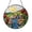Acrylic 3.5 Inch, variant on Waterfall and Stone Well Stained Glass Style Round Window Suncatcher2001