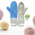 thumbnail image 4 of 3Pairs DIY Wooden Mitten Blockers Display Hand Knitting Gloves Molds for Adults Flower 36x9cm, 4 of 6