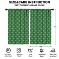 thumbnail image 2 of Blackout Kids Curtains,Green Christmas Snowflake Pattern Childrens Insulated Curtains Set Of 2,Bedroom Essentials,Toddler Room Decor 52"x84", 2 of 5