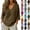 60# Army Green, variant on Womens Summer Tops Casual Linen Cotton Tunic Blouse 3/4 Sleeve V Neck Peasant Shirts Beach Vacation Tees,66# Dark ,XL