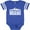 Football Blue and White, variant on Inktastic Miami Skyline Grunge Boys or Girls Baby Bodysuit