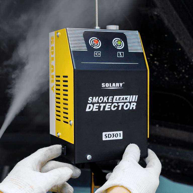 Solary Auto Smoke Machine, 12V DC EVAP Smoke Leak Detector for Vehicles  Motorcycles Boats