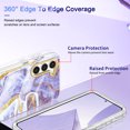 thumbnail image 4 of Luxury Case for Samsung Galaxy S23 Plus/S23+ IMD Pattern Slim Thin Full Body Protection Durable Shockproof Soft Case Support Wireless Charging,Butterfly, 4 of 7
