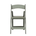 thumbnail image 4 of CSP Set Of 1 Amigo Inter Stackable Resin Folding Chair With Padded Seat - Flint Grey, 4 of 6