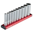 thumbnail image 1 of Juego de enchufes CRAFTSMAN V-SERIES Deep Drive de 1/4 pulgadas, 10 piezas, 1 of 8