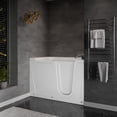 thumbnail image 2 of Meditub Collection 36 in. L x 60 in. W Whirlpool Jetted Bathtub with Right Drain in White with Powered Fast Drain, 2 of 4