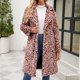thumbnail image 1 of Puntoco Chaqueta larga de invierno con cuello en V para mujer, cálida, de pelo sintético Puntoco Puntoco-7029, 1 of 9