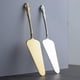 thumbnail image 2 of 1 pala de acero inoxidable para pizza y pasteles con mango tallado creativo., 2 of 6
