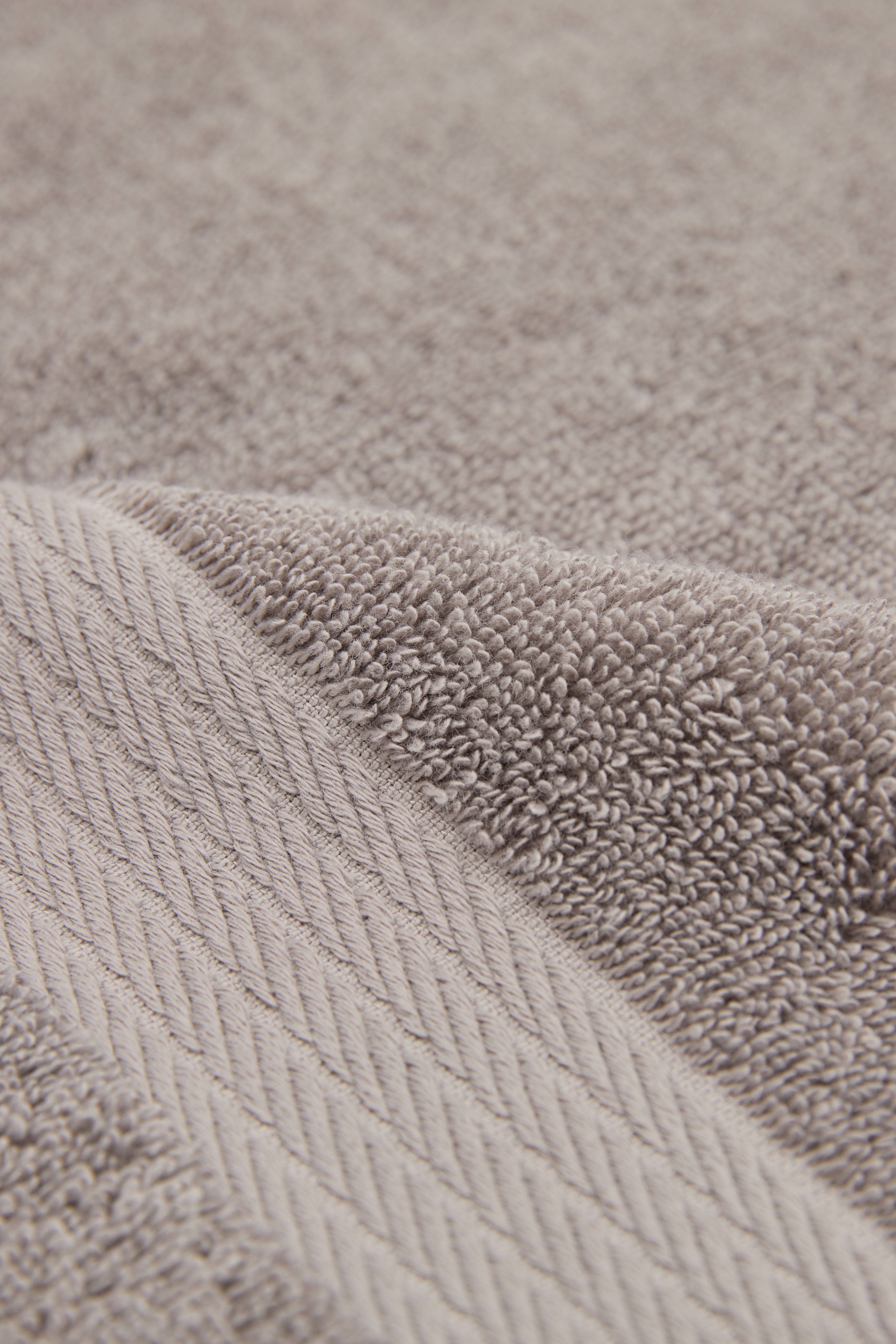 Ozdilek 6-Piece Washcloth Set 13x13 Bath Towels 100% Turkish Cotton, 600 GSM, Soft, Gentle on Sensitive Skin, Multi-Purpose Use, Washable, Reusable, Ideal for Baby Care & Spa 6 Towels (Light Grey)