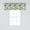 thumbnail image 2 of Ambesonne Bohemian Window Valance, Retro Colorful Flowers Pattern Exquisite Blooms Boho Vintage Floral Art, Curtain Valance for Kitchen Bedroom Decor with Rod Pocket, 54" X 18", Multicolor, 2 of 3
