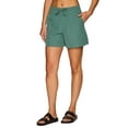 thumbnail image 4 of RBX Active Women's Relaxed Fit Stretch Woven Hiking Walking Shorts with Pockets, 4 of 5