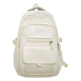 thumbnail image 2 of Weaklki Backpack Cute,Backpack for College High Middle Fashion Student Bag,Cute Aesthetic Bookbag for Women,White, 2 of 9