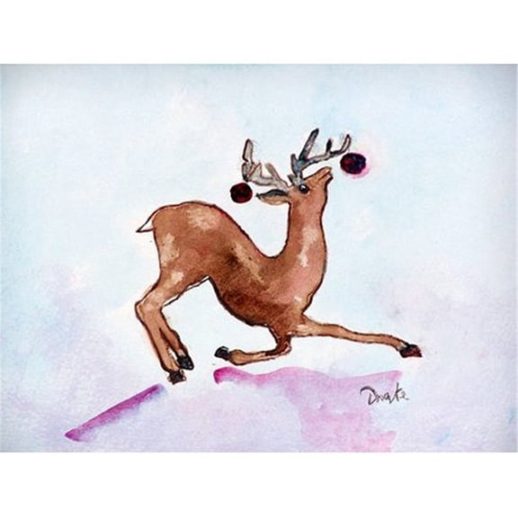 Dancing Deer Door Mat 18x26
