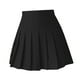 Girls Skater Tennis Pleated Skirt Cheerleader Skirts Uniforms Cosplay Dance Black XXL - image 1 of 7