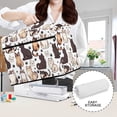 thumbnail image 6 of HELLHERO Cat Paw Print Sewing Machine Dust Cover with Storage Pocket and Carrying Handle Universal Washable Fabric Home Indoor, 6 of 8