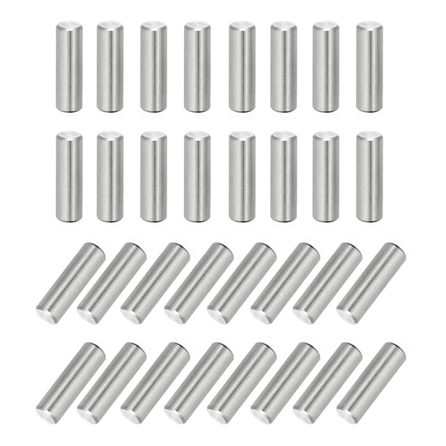 Uxcell 88Pcs Dowel Pin 5mm x 16mm Shelf Support Pin 304 Stainless Steel