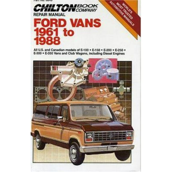 Pre-Owned Chilton's Repair Manual Ford Vans 1961 to 1988 (Paperback) 0801978416 9780801978418