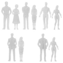 IDEANATEGRATE 20Pcs Mini Figurines People for Dollhouse People .00X0.50X0.15Cm