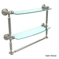 thumbnail image 4 of Waverly Place 18" 2-Tiered Glass Shelf with Towel Bar (Build to Order), 4 of 5