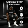 thumbnail image 3 of Hayabusa Mayweather Champ Boxing Shoes for Men & Women - White/Gold, 4, 3 of 8
