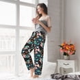 thumbnail image 4 of Uemuo Rottweiler Pattern Women's Wide Leg Palazzo Lounge Pants with Pockets Light Weight Loose Comfy Casual Pajama Pants-Small, 4 of 9