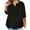 Black, variant on Utoimkio Tunic Tops for Women Plus Size Long Sleeve Solid Color Shirts Crewneck Pullover Tee Blouses for Women