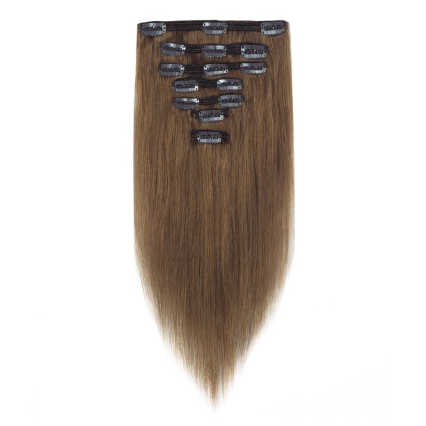 FLORATA 16"22" Grade 6A 100 Remy Human Hair Weft Extensions Natural