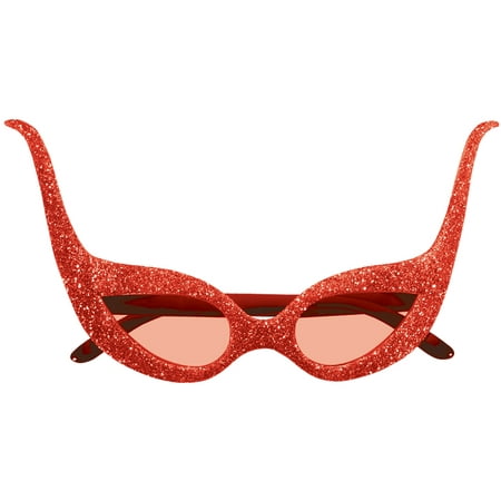 Loftus Fancy Glitter Rock Star Sunglasses, One Size, Assorted