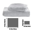 thumbnail image 2 of TOUMENY Crystal Fleece Sheet Set, Ultra Soft Non Pilling Velvet Flannel Bedding, Cozy Warm Winter Bed Sheets for Guest Rooms Kids Rooms RVs, 2 of 6