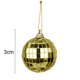 thumbnail image 4 of Adornos de Bolas de Discoteca Bola Reflectante Giratoria Dorada para Festivales Musicales Cumpleaños árbol de Navidad ANGGREK Otros, 4 of 7