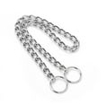 thumbnail image 4 of Dog Chain Sliver Collars, Seamless Welding Dog Necklace Pet Walking Metal Chain with Buckle for Small Medium Large Dogs, 4 of 8