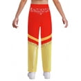 thumbnail image 3 of Manyakai Kids Girls Shiny Rhinestone Flared Leggings Pants Jazz Hip Hop Dance Performance Bell Bottom Disco Party Trousers Red 16, 3 of 6