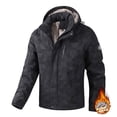 thumbnail image 3 of Xihbxyly Chaqueta con Capucha para Hombre, Elegante Abrigo Ajustado, Prenda Exterior de Tejido Suave y Cómodo, Práctico Diseño de Bolsillo con Cremallera, Ideal para Uso Deportivo Al Aire Libre, Impr, 3 of 4