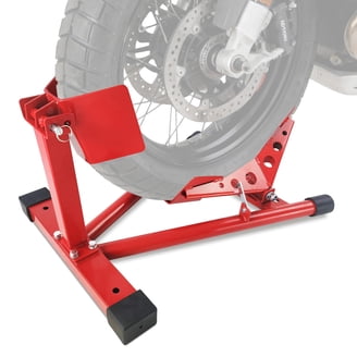 1000lb Motorcycle Stand – Front & Rear Wheel Lift Paddock Swingarm Stand In Green
