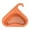 Orange, variant on Aqestyerly Multi Functional Filter Basket Swan Draining Rack Hanging Strainer Rack Punch-Free Kitchen Sink Storage Organizer