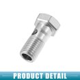thumbnail image 6 of Unique Bargains 1set Car Brake Line Fitting Adapter 1.26" Length M12x1.5 Brake Line Thread Single Hollow Bolt, 6 of 6