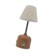 thumbnail image 2 of Lámpara de mesa táctil, lámpara de escritorio LED, decoración del hogar, regalo para amigos, adorno de mesa, mesita de noche Base marrón, 2 of 9