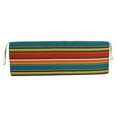 thumbnail image 2 of Blazing Needles  60-inch All-Weather Bench Cushion - 60" x 19" Westport Teal, 2 of 3