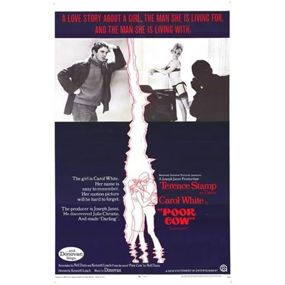 Posterazzi MOV254521 Poor Cow Movie Poster - 11 x 17 in.