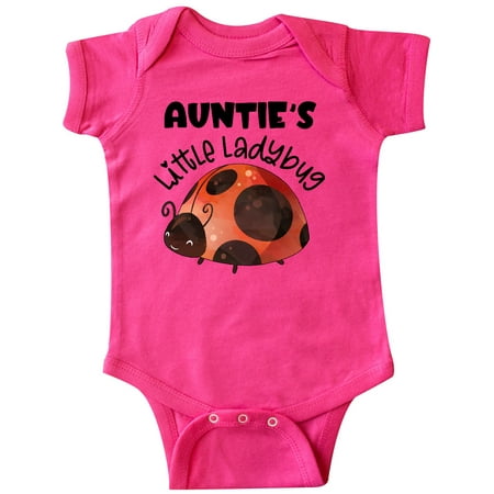 

Inktastic Auntie s Little Ladybug Gift Baby Boy or Baby Girl Bodysuit