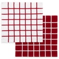 thumbnail image 4 of Mainstays Cotton Kitchen Set: Towels, Dishcloths, Oven Mitts, Potholders, Red, 8 Pieces, 4 of 7