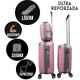 thumbnail image 5 of Set 3 Maletas De Viaje Carry On 10 Kgs Equipaje De Mano Ruedas Desmontables Cabina Avion, 5 of 5