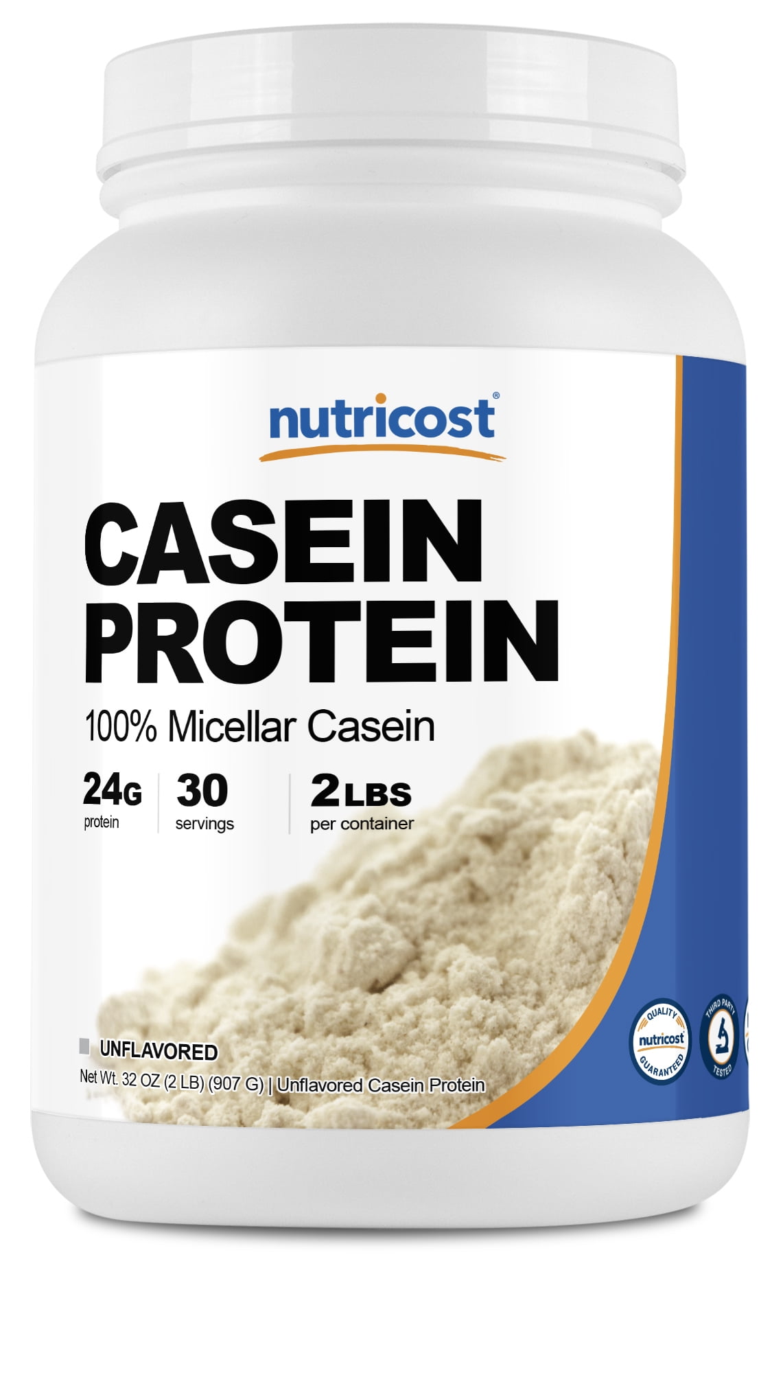 Nutricost Casein Protein Powder 2lb - Micellar Casein, Gluten Free, Non ...