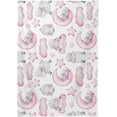 thumbnail image 2 of GZHJMY Pink Sheep Tablecloth, Rectangle Waterproof Washable Polyester Table Cover for Picnic Dinner Holiday Party Decor, 60 x 90 Inch, 2 of 7