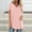 01Pink, variant on pbnbp Plus Size Tunic Tops for Women Casual Solid V Neck Short Sleeve Dressy Blouses Flowy Loose Shirts for Women 2023 TrendyWomen