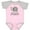 Pink and Heather, variant on Inktastic Will You Be My Godmother Boys or Girls Baby Bodysuit