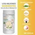 thumbnail image 4 of Proteína Vegana sabor Vainilla. Sin azúcar. Fácil digestión. Ideal hombres y mujeres. 500 g - 17 porciones. Nutrasien100 1 bote de 500 g con cuchara medidora, 4 of 8