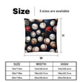 thumbnail image 5 of Baseball Inserts Set - 2-Pack Decorative Pillows with Unique Patterns for Throw Pillow Covers for Home Decor, Sofa, Bed - Available in 16x16, 18x18 & 20x20 Inches - Great for Various Occasions, 5 of 6